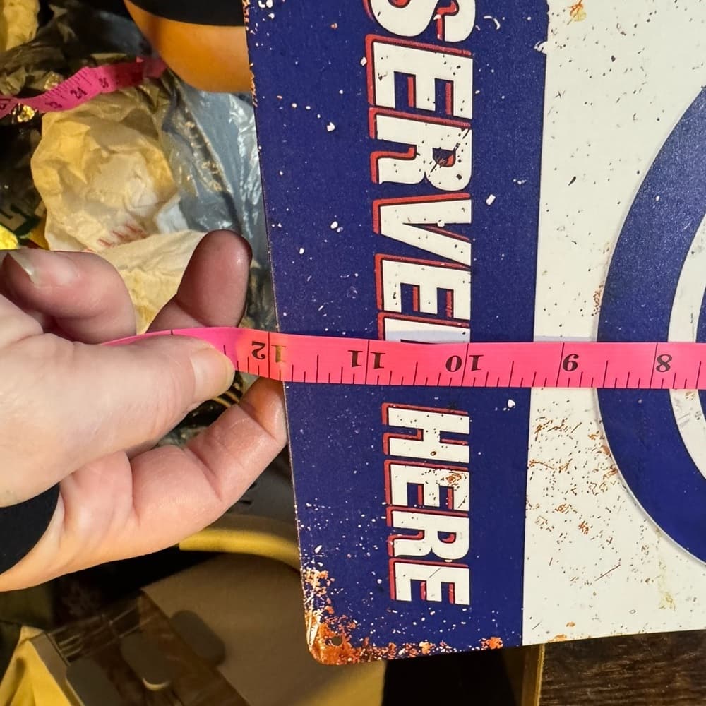 ★ Vintage Pepsi Cola Metal Advertising Sign Retro Soda Wall Decor - Thumbnail 6