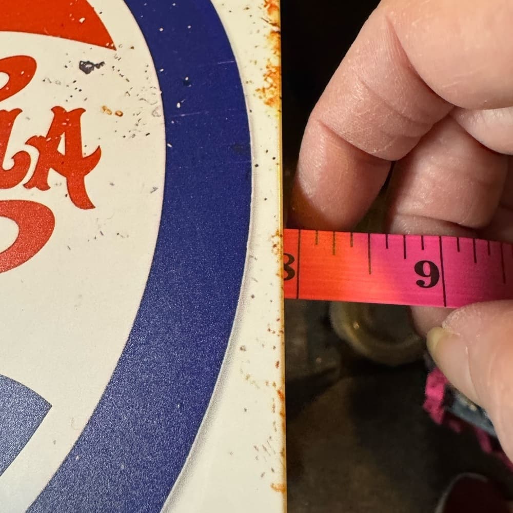 ★ Vintage Pepsi Cola Metal Advertising Sign Retro Soda Wall Decor - Thumbnail 8