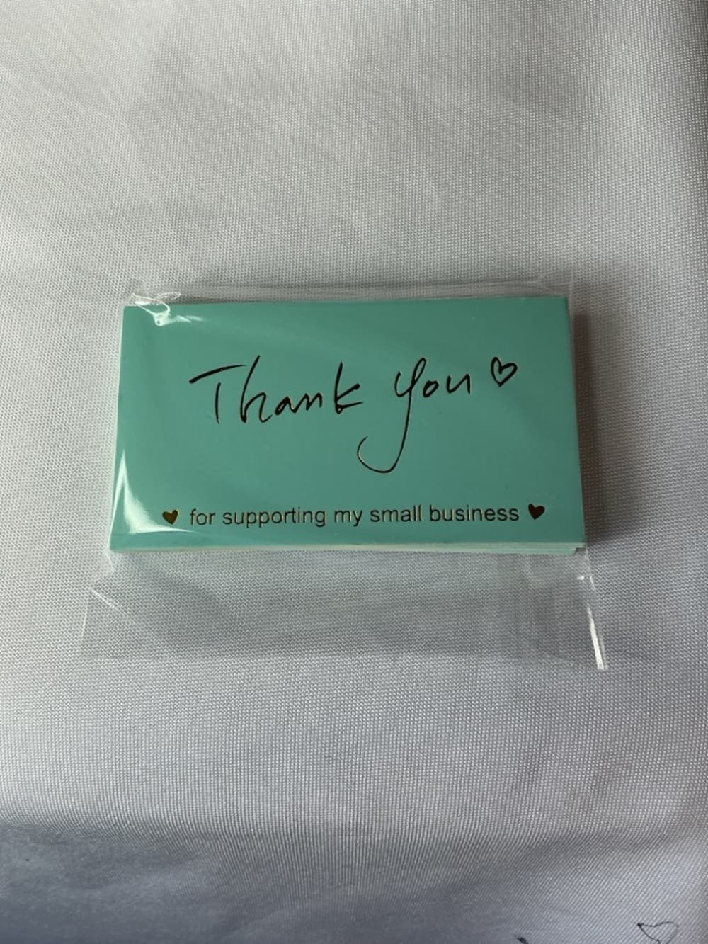 ★ 25 Teal Thank You Cards Small Business Thank You Notes