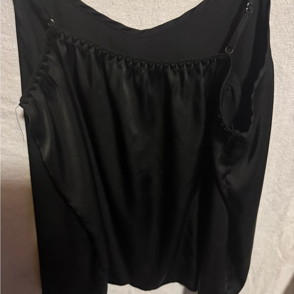 Elegant Black Women's Top - Thumbnail 2