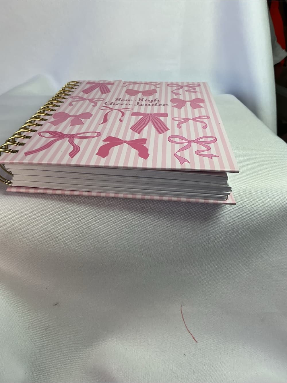 ★ Pink Bow Stationery Gift Set Notebook Pen Tabs & Clips Bundle - Thumbnail 7