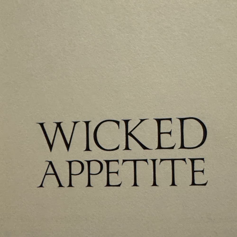 Wicked Appetite Hardcover Book