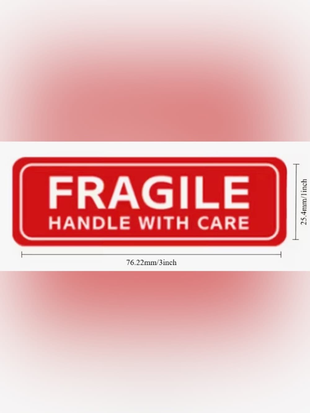 ★ Fragile Handle With Care Labels – 50 Pack