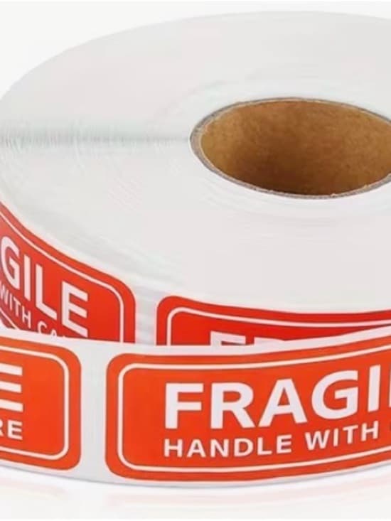 ★ Fragile Handle With Care Labels – 50 Pack - Thumbnail 3