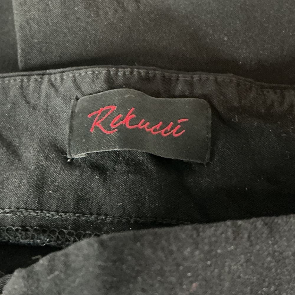 ★ Retucci Black Pull On Stretch Career Pants Tapered Size 12