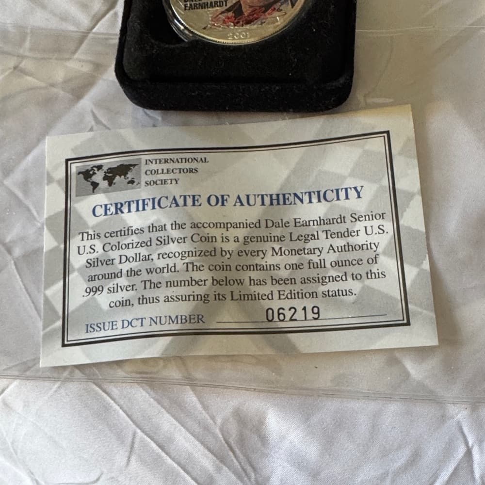 Dale Earnhardt Commemorative Coin.
