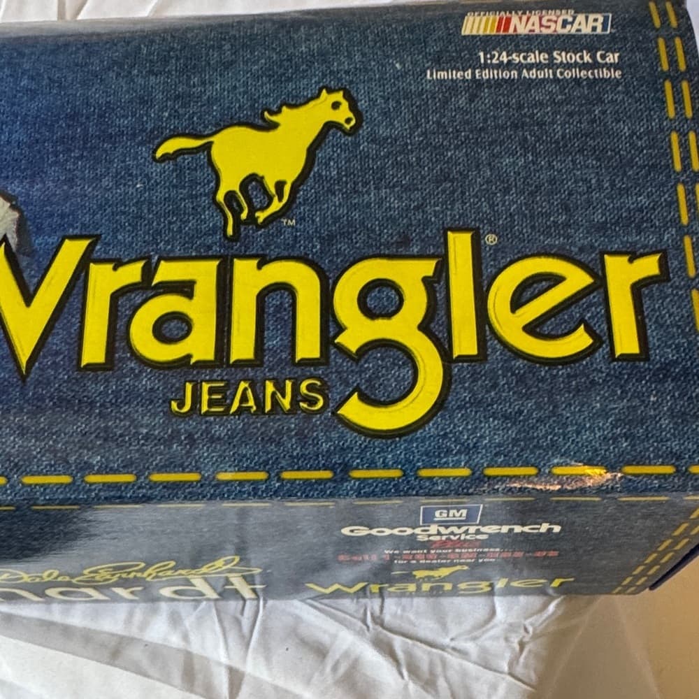 LIMITED ADDITION Wrangler Jeans Blue and Yellow NASCAR 1999 - Thumbnail 4