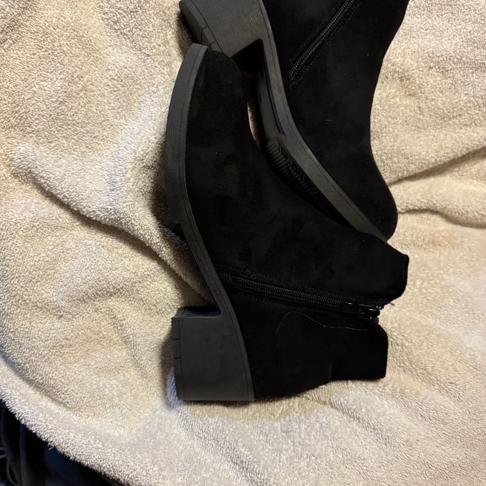 Elegant Black Ankle Boots - Thumbnail 7