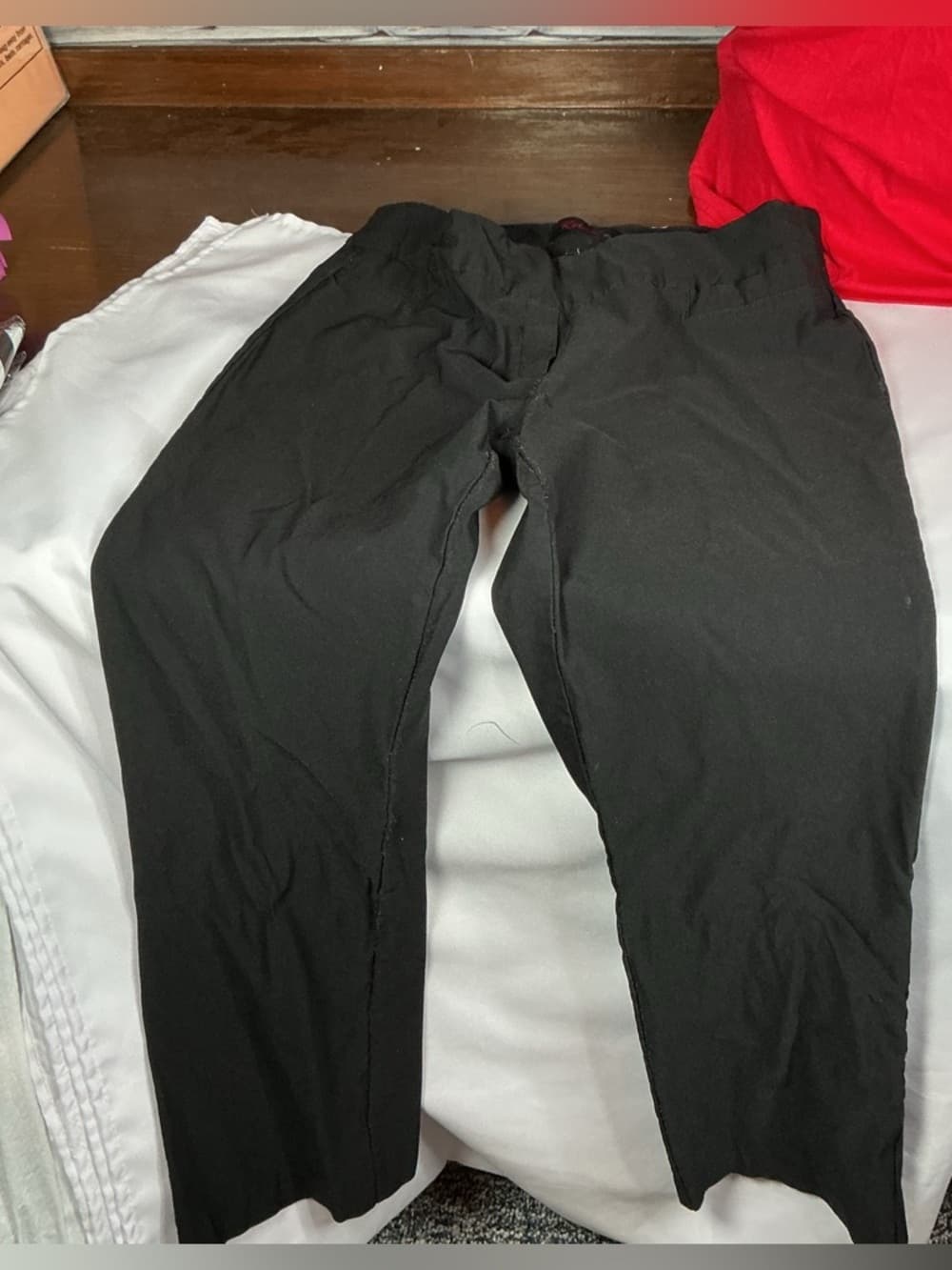 ★ Retucci Black Pull On Stretch Career Pants Tapered Size 12 - Thumbnail 7
