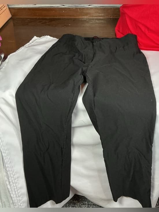 ★ Retucci Black Pull On Stretch Career Pants Tapered Size 12 - Thumbnail 8