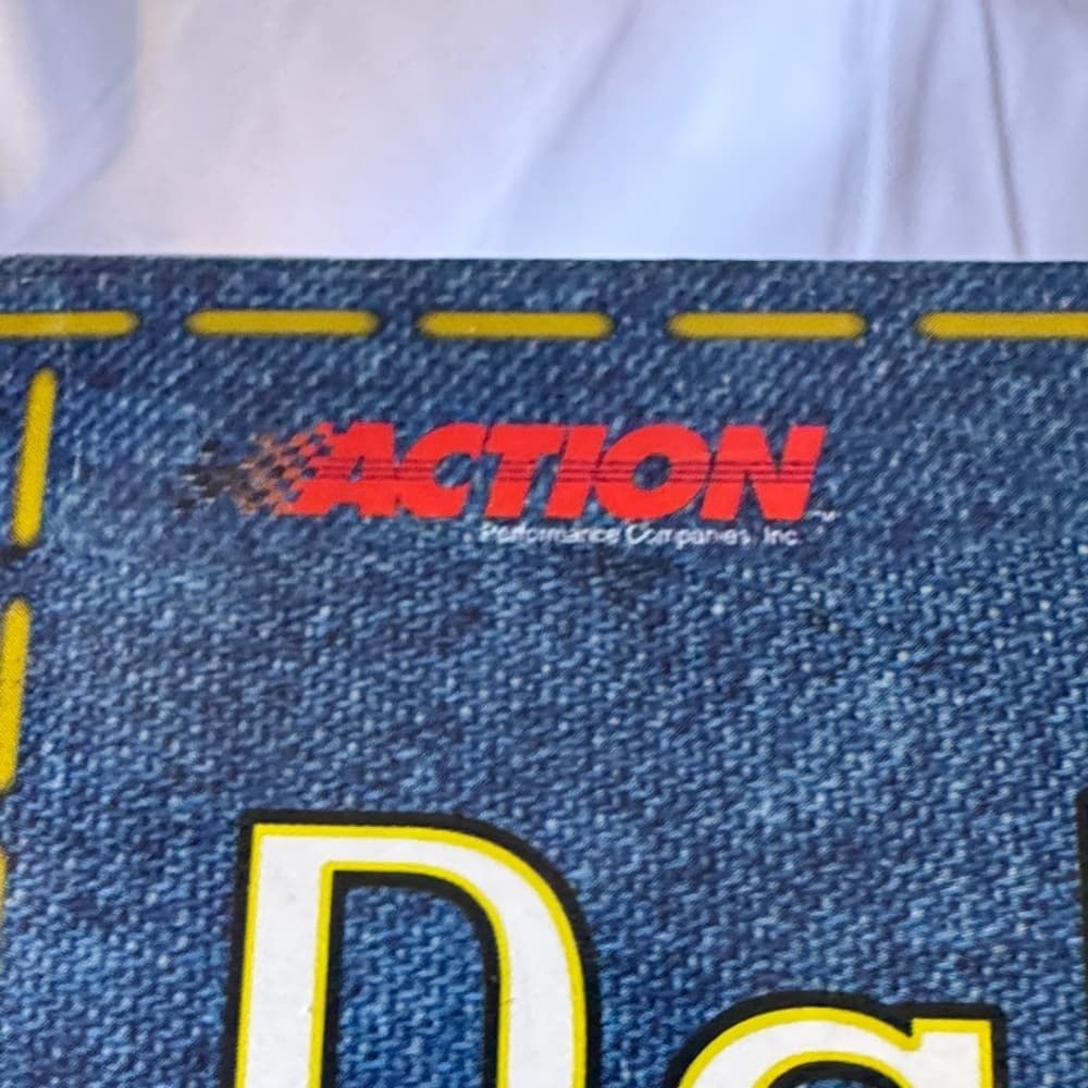 LIMITED ADDITION Wrangler Jeans Blue and Yellow NASCAR 1999
