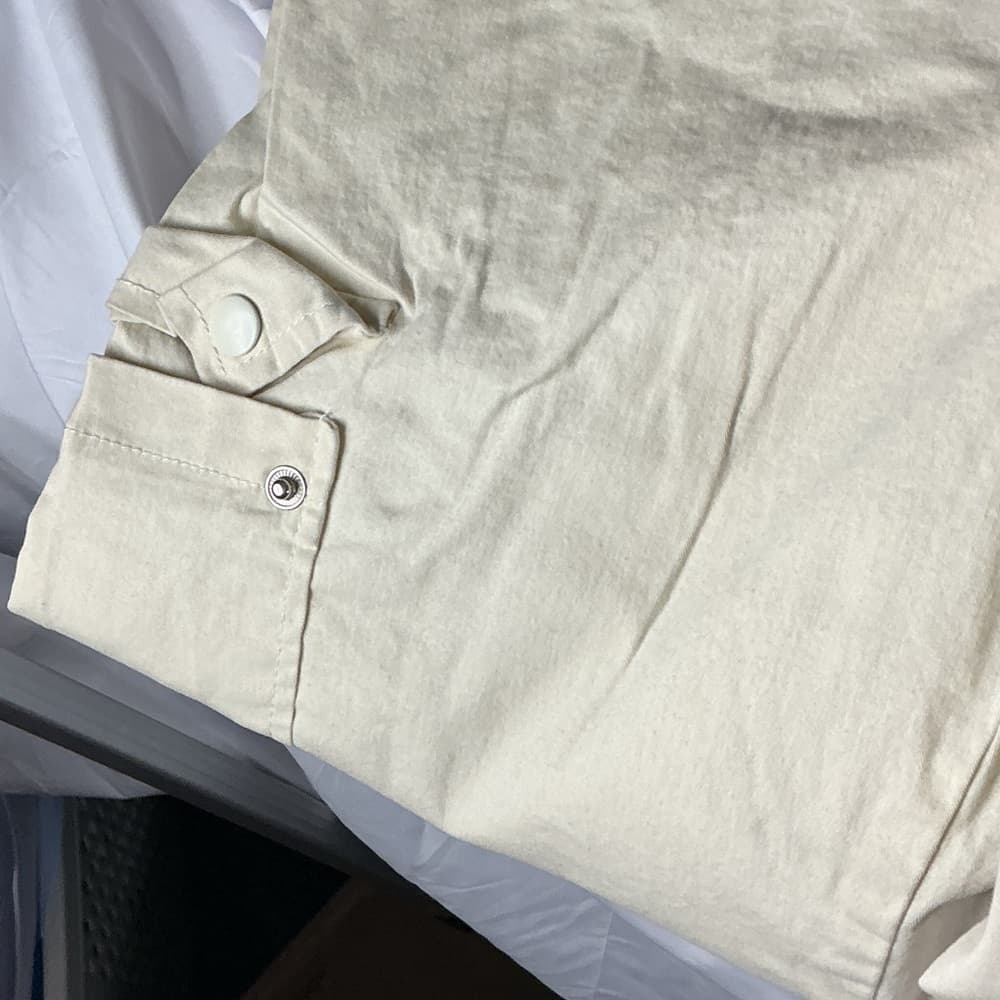 ★ White Cargo Pants Women's Elastic Waist Utility Casual Pants - Thumbnail 2