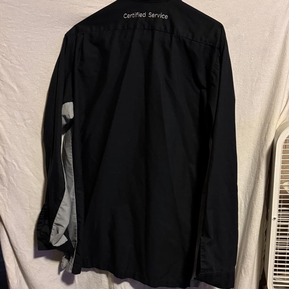 Men's Black and Gray Service Jacket - Thumbnail 4