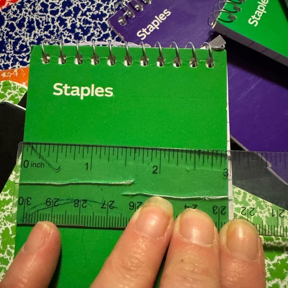 ★ Staples Mini Spiral Notebook Set of 8 Assorted Colors School Office - Thumbnail 5