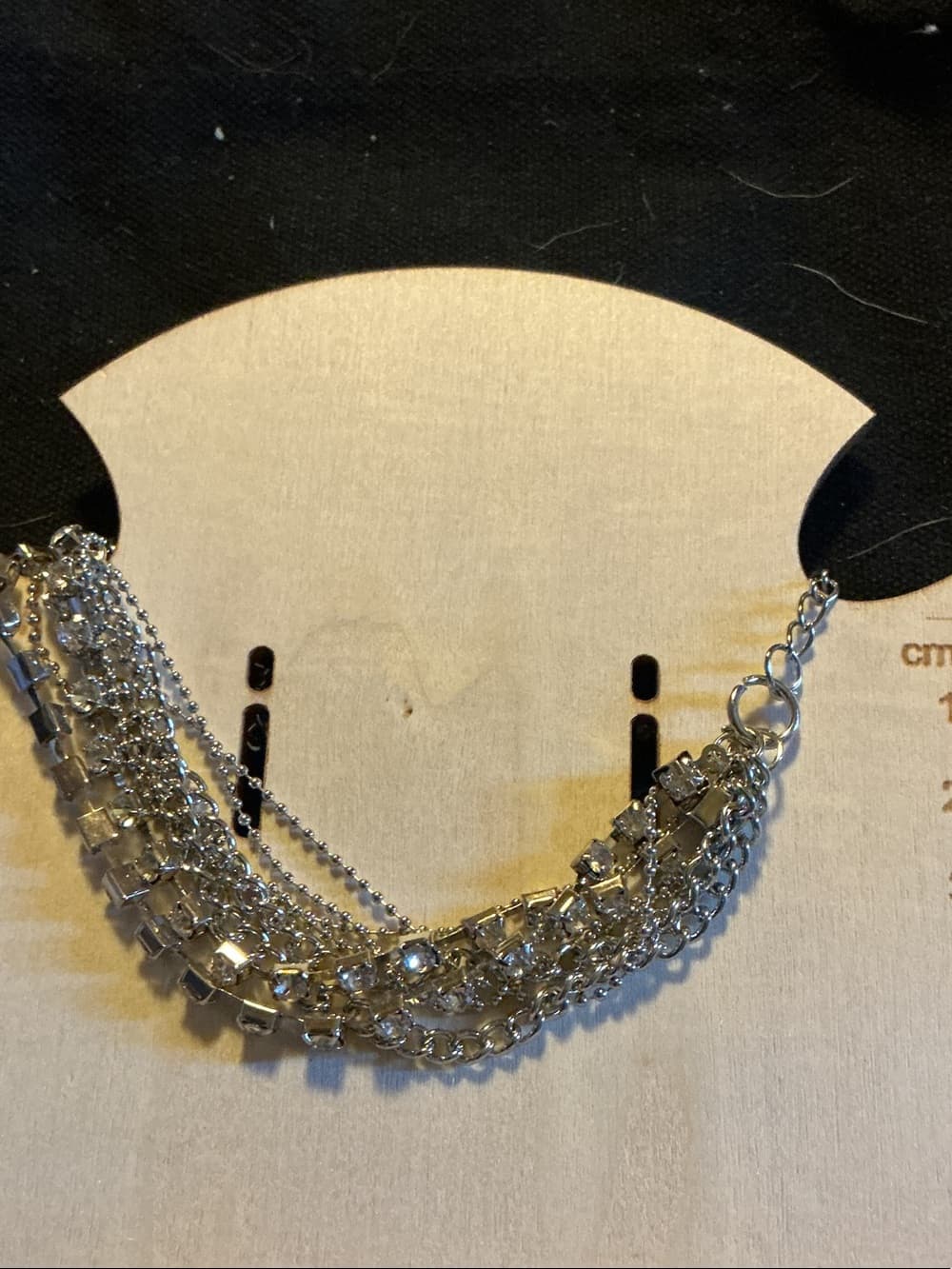 ★ Silver Tone Fringe Earrings & Layered Bracelet Set
