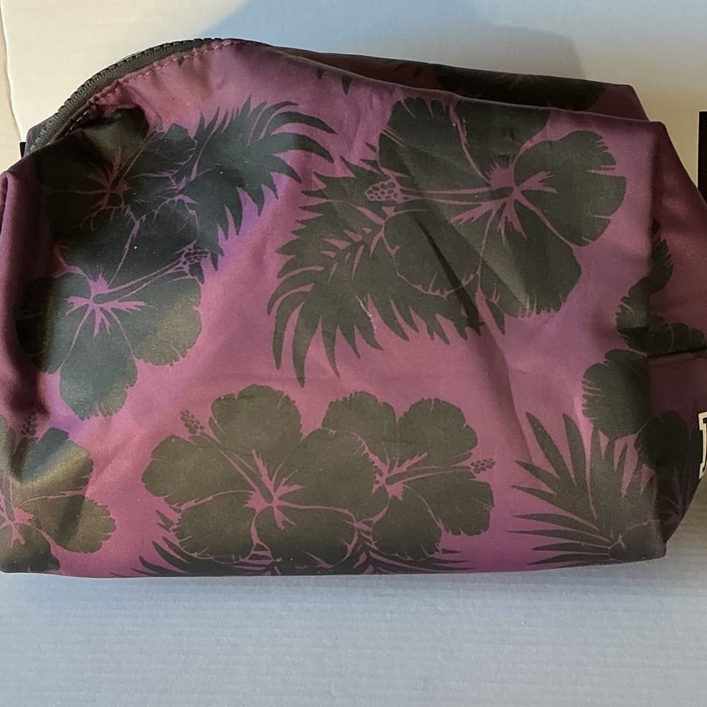 ⭐ Victoria’s Secret PINK Tropical Floral Cosmetic Bag Makeup Travel Pouch - Thumbnail 6
