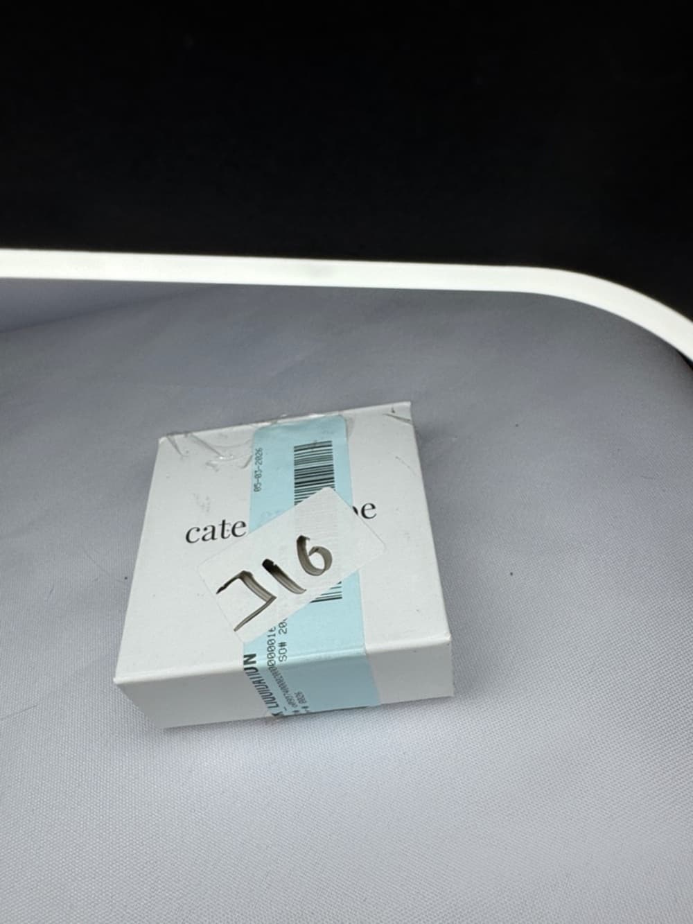 Cate & Chloe Silver Tone Hoop Earrings Rhinestone Gift Box - Thumbnail 6