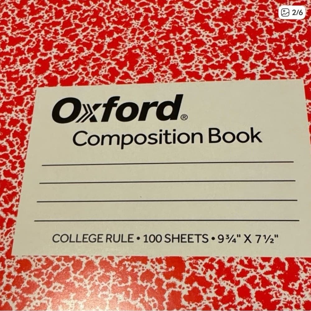★ School Supply Bundle 4 Composition Books Post It Notes & 4 Blue Pens - Thumbnail 2