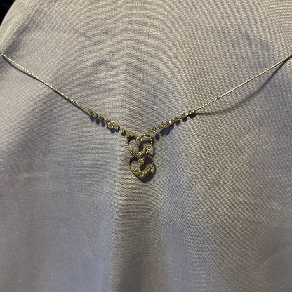 Elegant Gold Heart Necklace