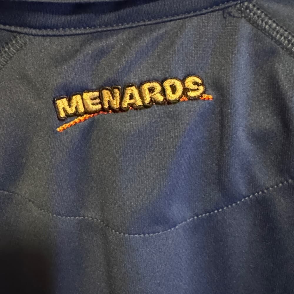 ★ Menards Blue Polo Shirt Women's 2X Embroidered Logo Work Uniform - Thumbnail 6