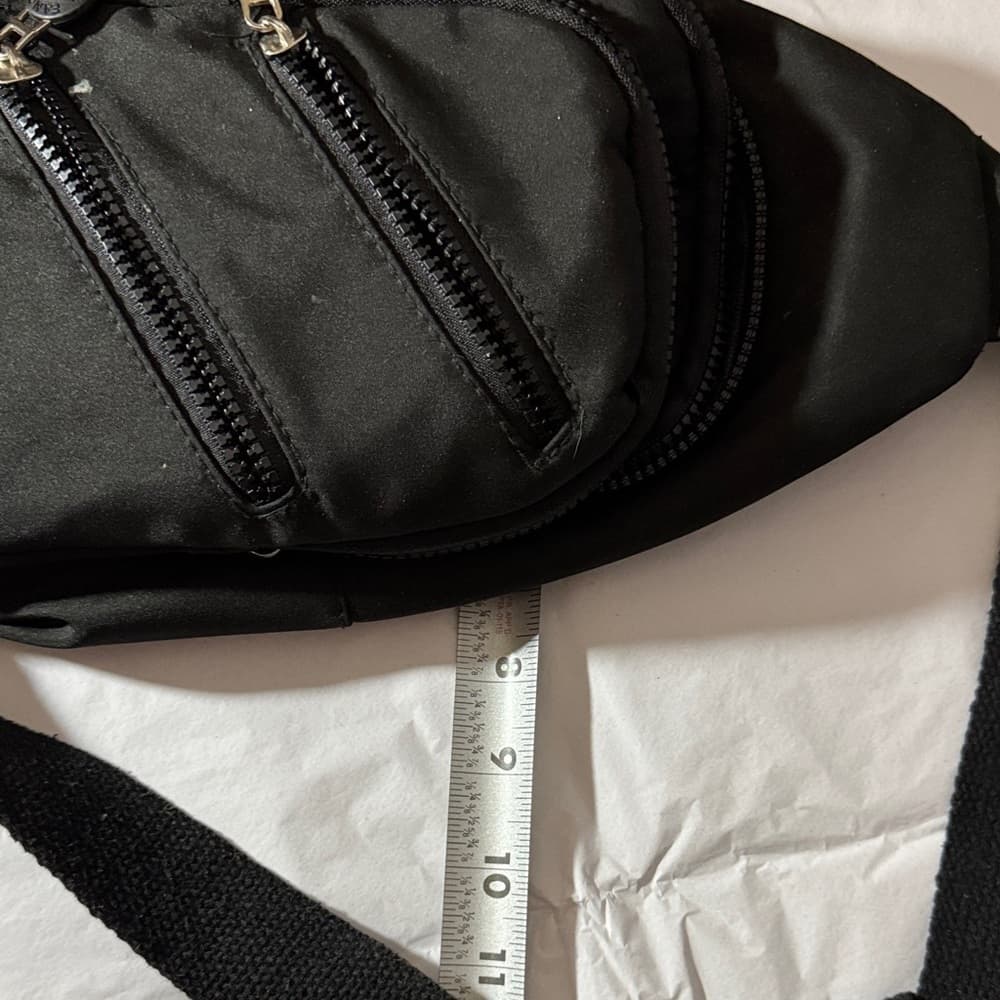 Stylish Black Belt Bag for Men - Thumbnail 10