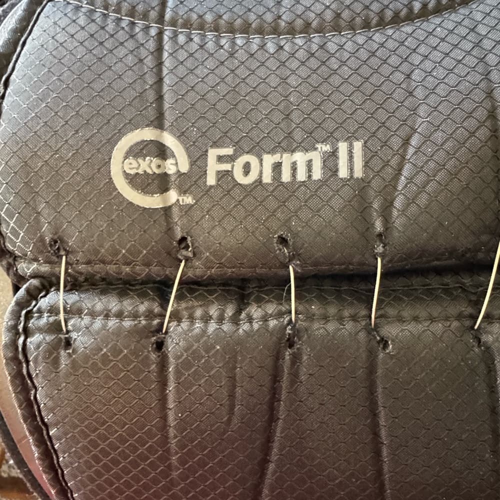 Black Back Brace with abdominal plate