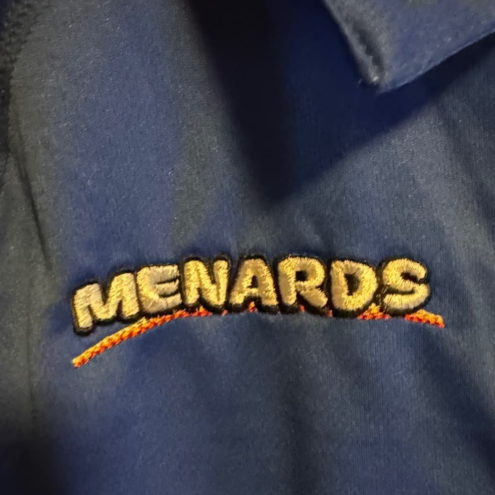 ★ Menards Blue Polo Shirt Women's 2X Embroidered Logo Work Uniform - Thumbnail 4