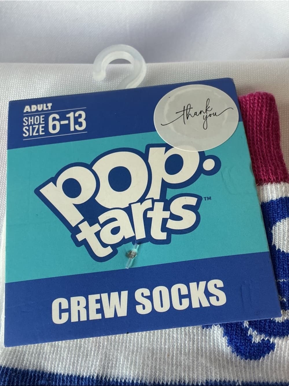 Pop Tarts Crew Socks Adult 6-13 Kellogg’s Retro Food Novelty