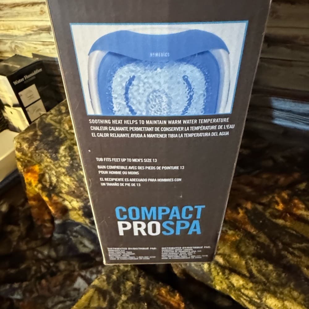 Homedics Massage Spa Footbath in Cream and Blue - Thumbnail 6
