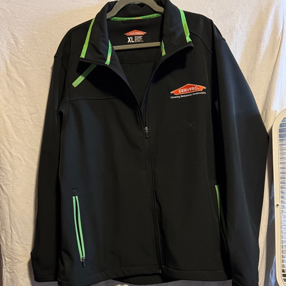 Black Performance Jacket with Green Accents - Thumbnail 7