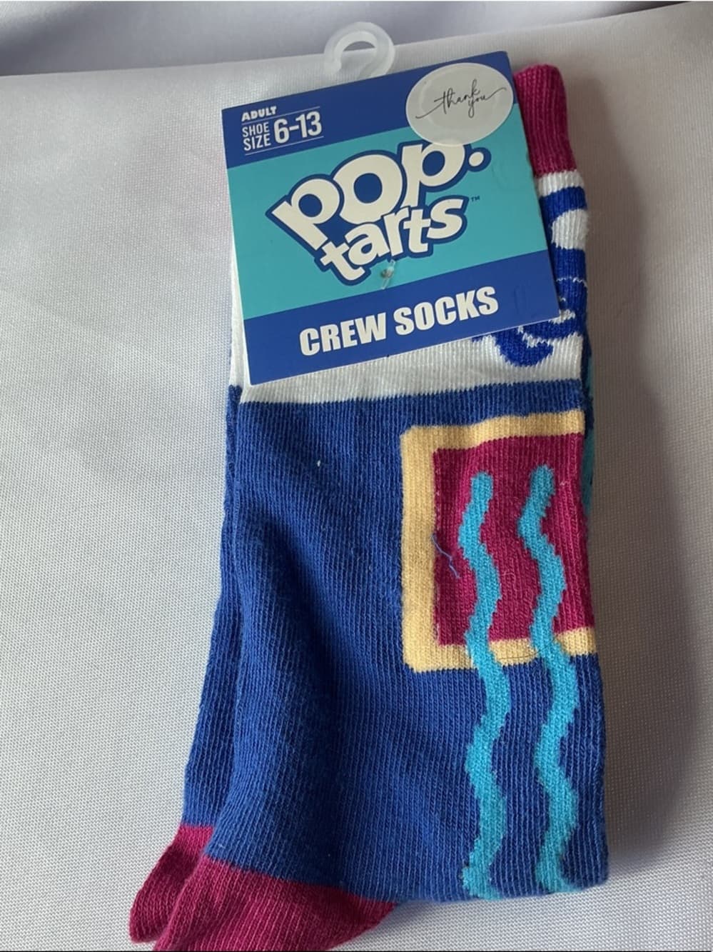 Pop Tarts Crew Socks Adult 6-13 Kellogg’s Retro Food Novelty - Thumbnail 4