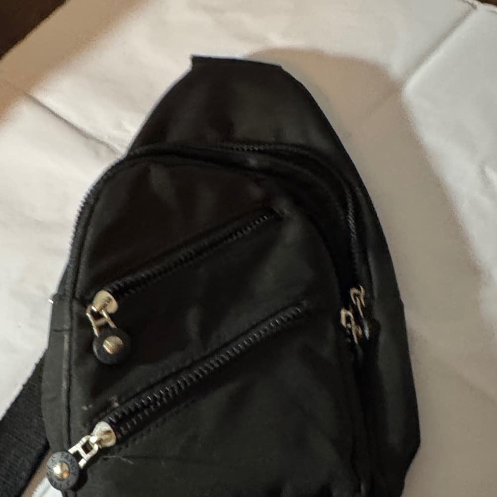 Stylish Black Belt Bag for Men - Thumbnail 12