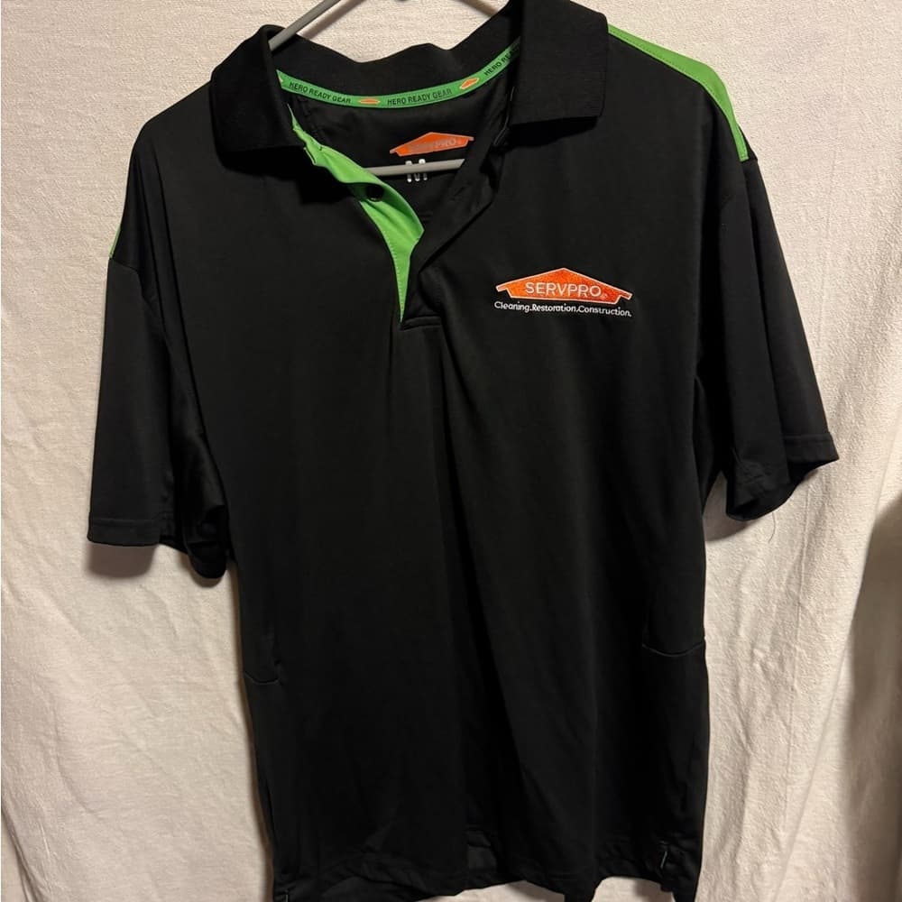★ SERVPRO Orange Polo Shirt Logo Workwear Uniform Men Large - Thumbnail 3