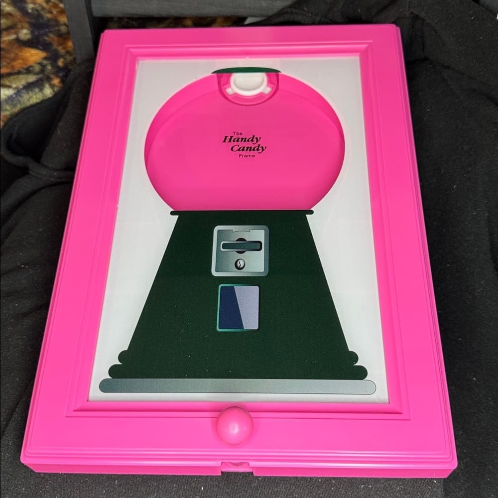 ★ Handy Candy Gumball Machine Picture Frame Pink Novelty Decor - Thumbnail 3