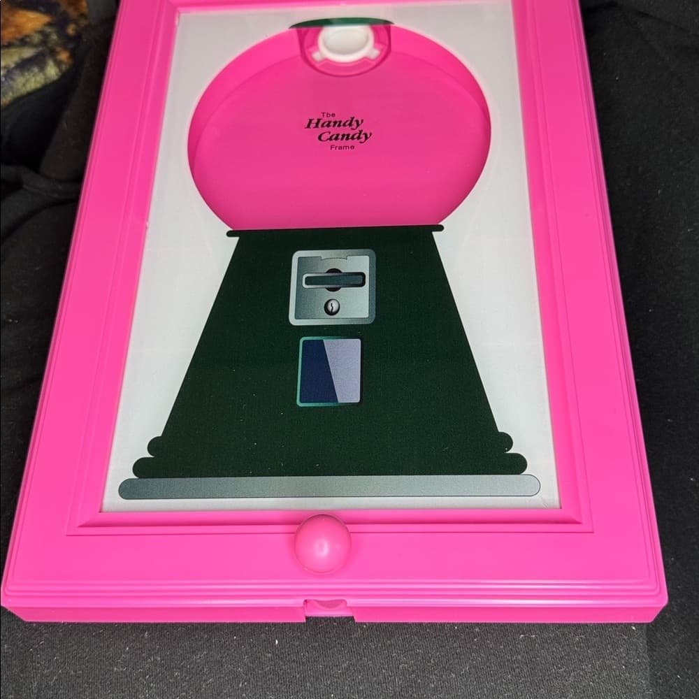 ★ Handy Candy Gumball Machine Picture Frame Pink Novelty Decor - Thumbnail 2