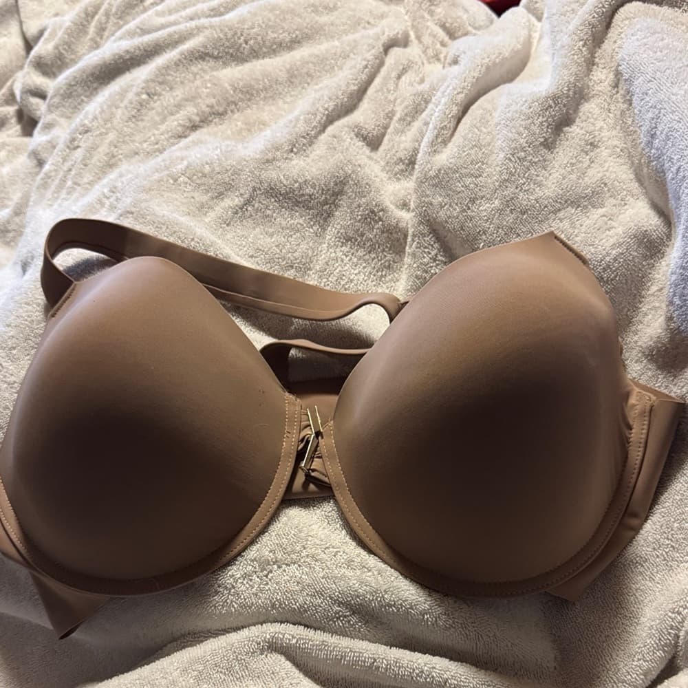 ★ Nude T-Shirt Bra Underwire Full Coverage Everyday Comfort 40D - Thumbnail 4