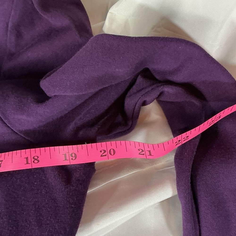 Croft & Barrow Deep Purple Long Sleeve Top - Thumbnail 2
