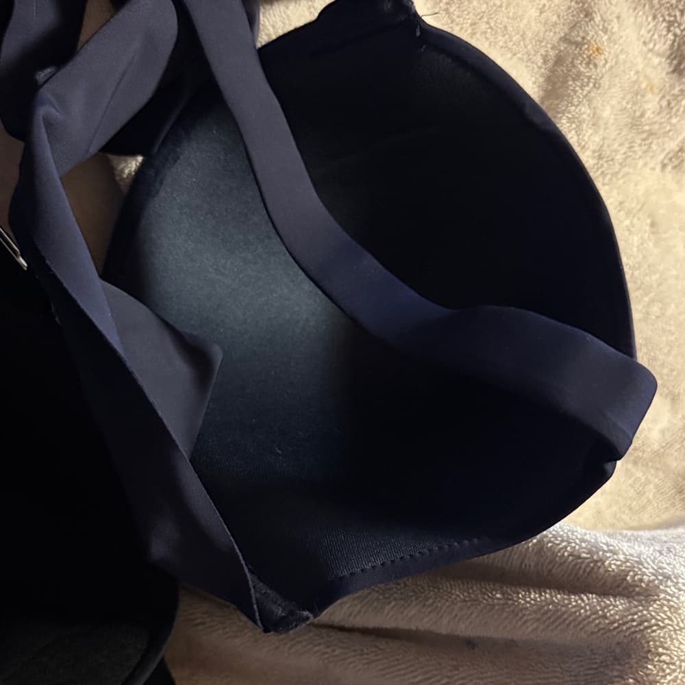 ★ Black Front Closure T-Shirt Bra Full Coverage Everyday Comfort - Thumbnail 2