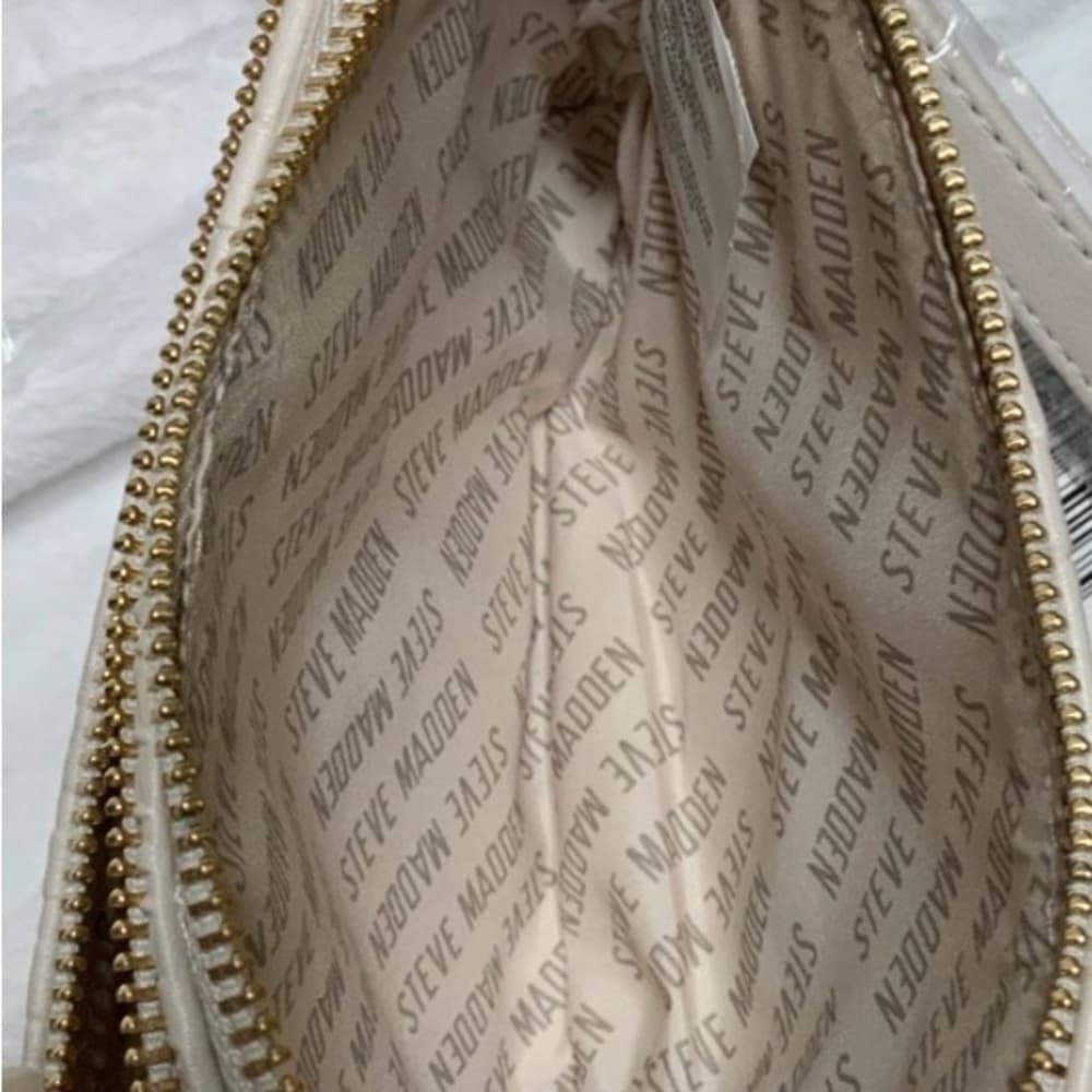 ⭐ Steve Madden Floral Logo Wristlet Wallet Double Zip Organizer NWT