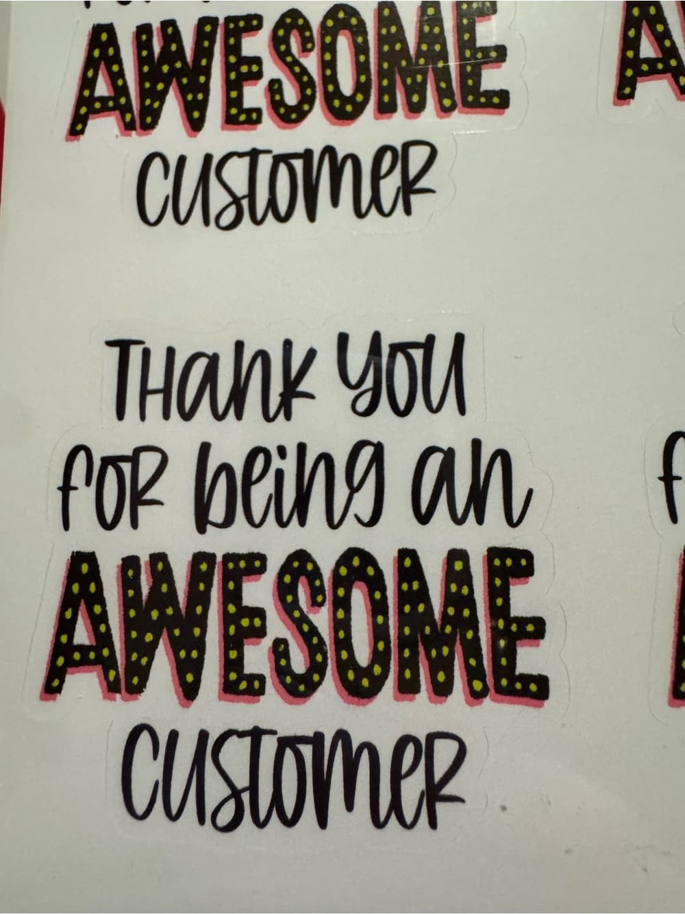 ★ 42 Awesome Customer Thank You Stickers Small Business Packaging Labels
