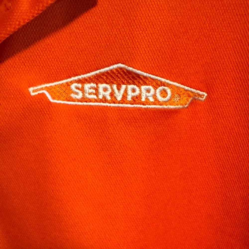 ★ SERVPRO Orange Polo Shirt Logo Workwear Uniform Women 2XL