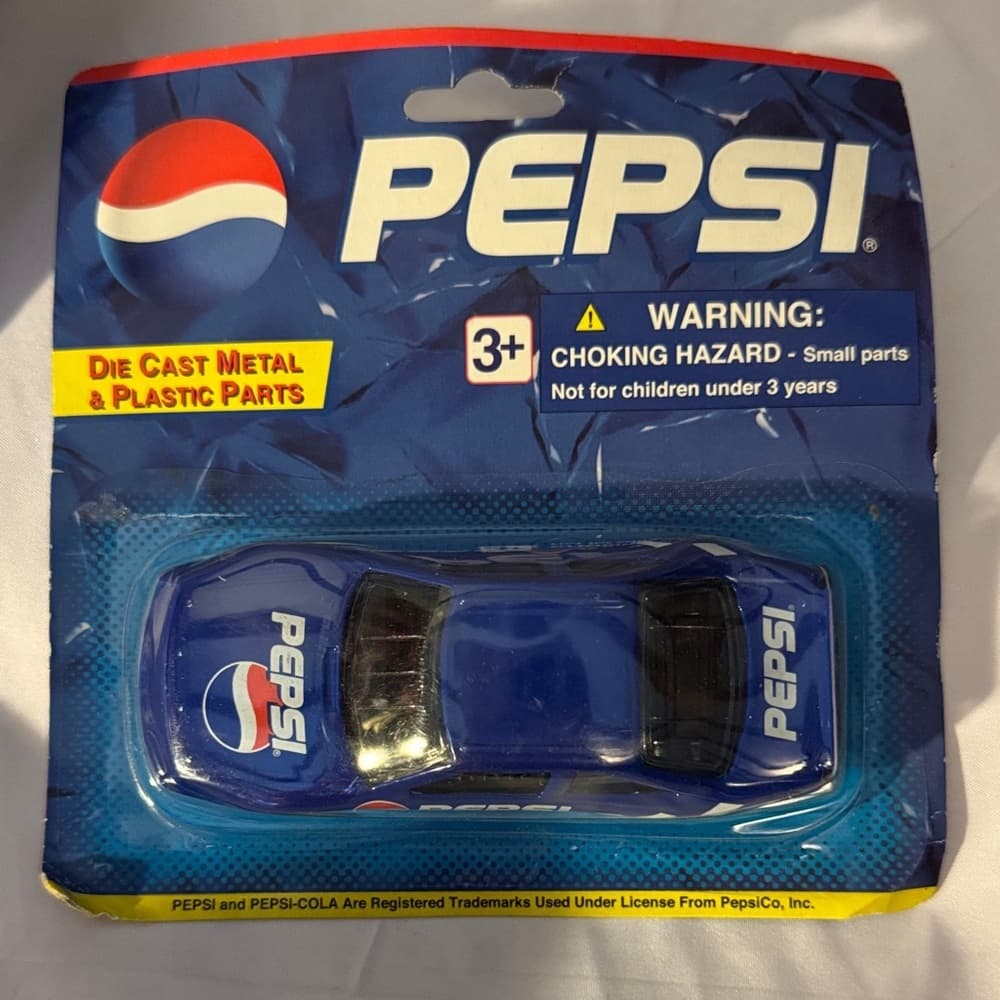 Pepsi Blue Die-Cast Car with Logo - Thumbnail 3