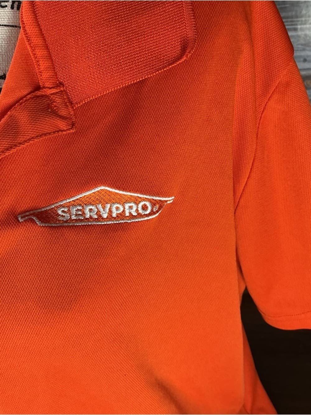 ★ SERVPRO Orange Polo Shirt Logo Workwear Uniform Women 2XL - Thumbnail 5