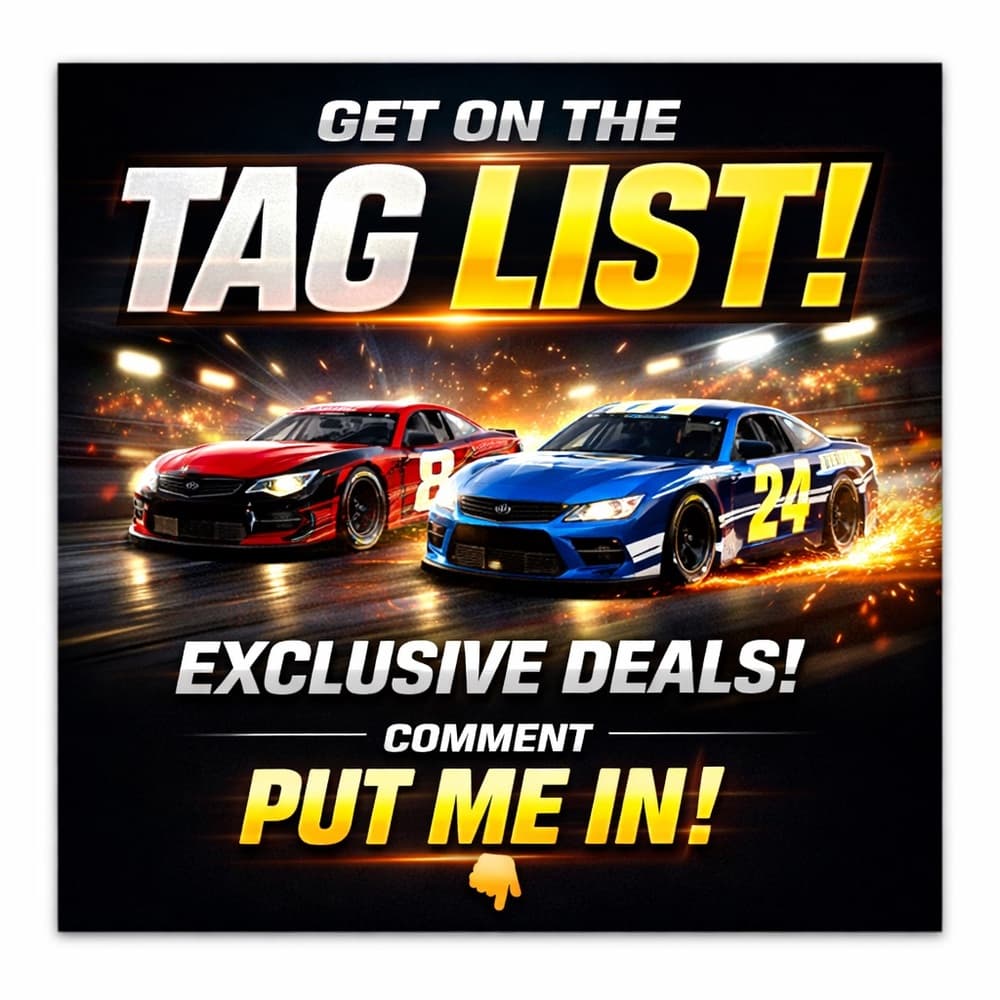 Get added to my tag list before you get lapped or crash