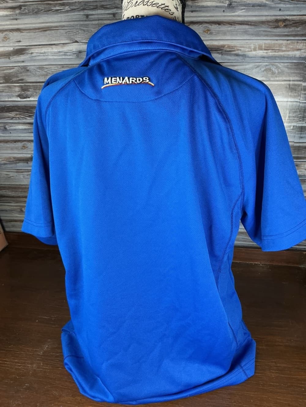 ★ Menards Blue Polo Shirt Logo Workwear Uniform Women XXL - Thumbnail 4