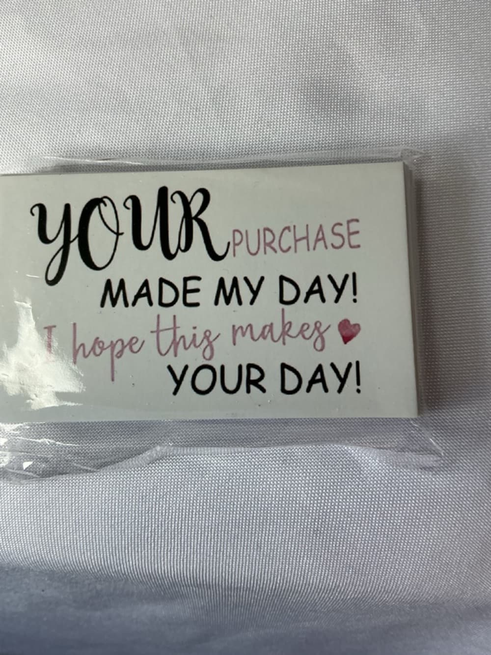★ 25 Thank You Cards Small Business Package Inserts Customer Appreciation