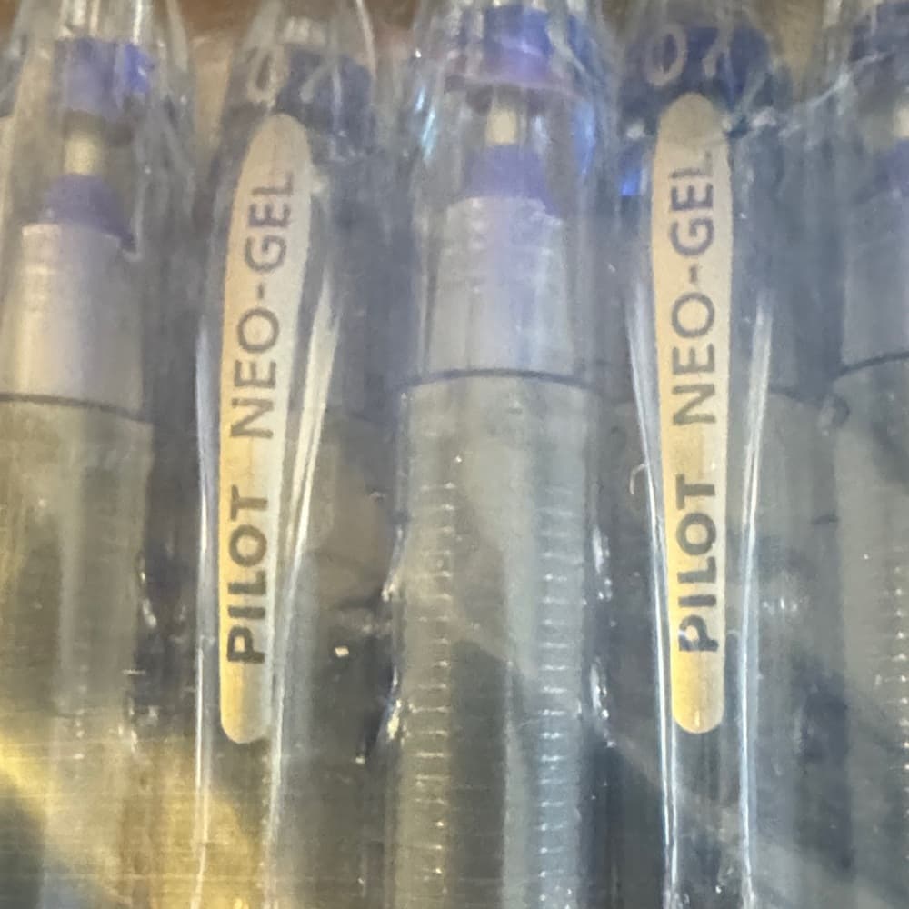 Blue Gel Pens - Pack of 12