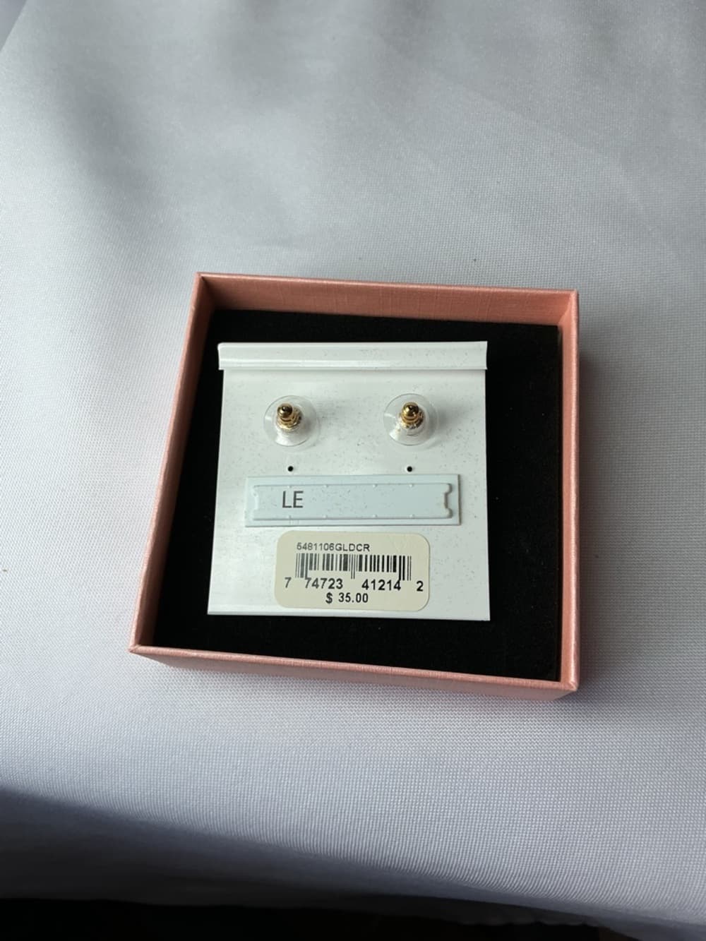 ⭐ Nina Ricci Gold Tone Drop Earrings Rhinestone Tortoise Designer Vintage Chic - Thumbnail 5