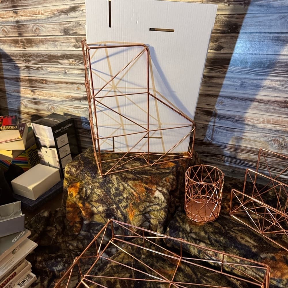 Geometric Copper Wire Art Set - Thumbnail 5