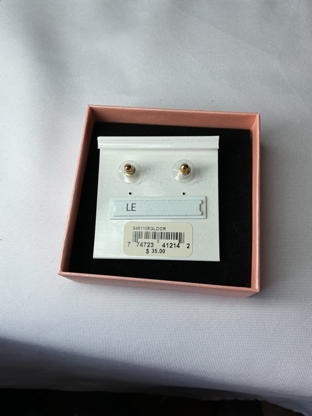 ⭐ Nina Ricci Gold Tone Drop Earrings Rhinestone Tortoise Designer Vintage Chic - Thumbnail 4